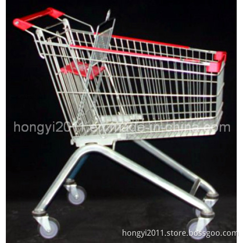 Supermarket European Style Shopping Cart 125L